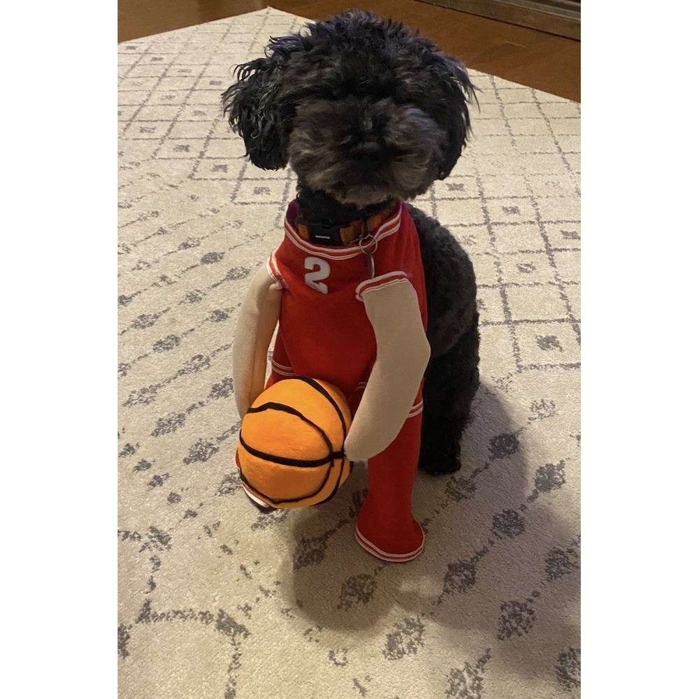 Dog Basketball Player Costume – Funny Sports Outfit for Pets Size Small